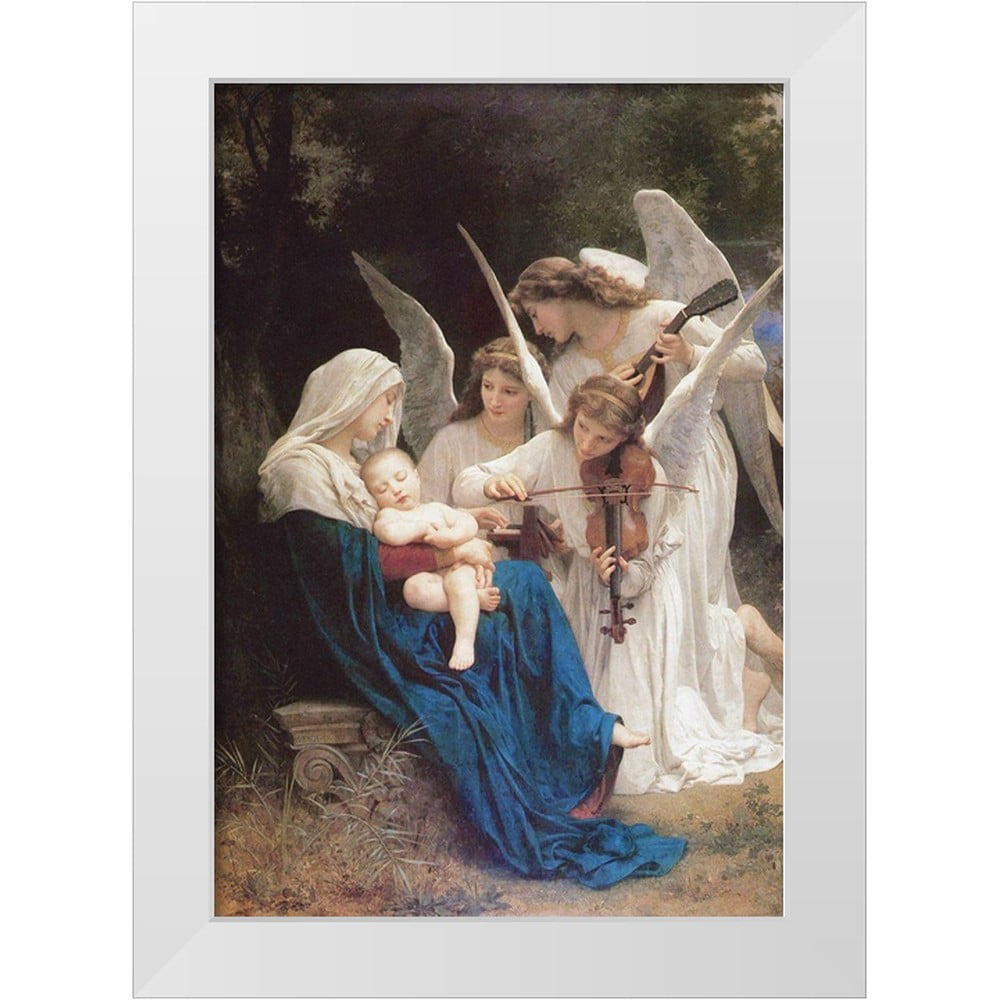Song of the Angels Canvas Print with Black Ornate Frame