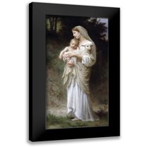 Bouguereau, William-Adolphe 9x14 Black Modern Framed Museum Art Print Titled - LInnocence