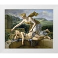 thumbnail image 1 of Bouillon, Leon 14x12 White Modern Wood Framed Museum Art Print Titled - Child and Fortune, 1 of 4