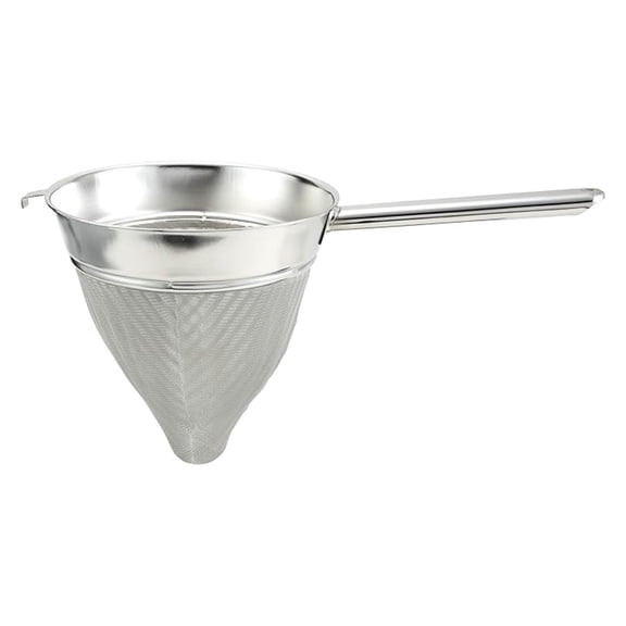 Bouillon Strainer, 8-Inch Diameter, Extra Fine Mesh, Medium, Stainless Steel