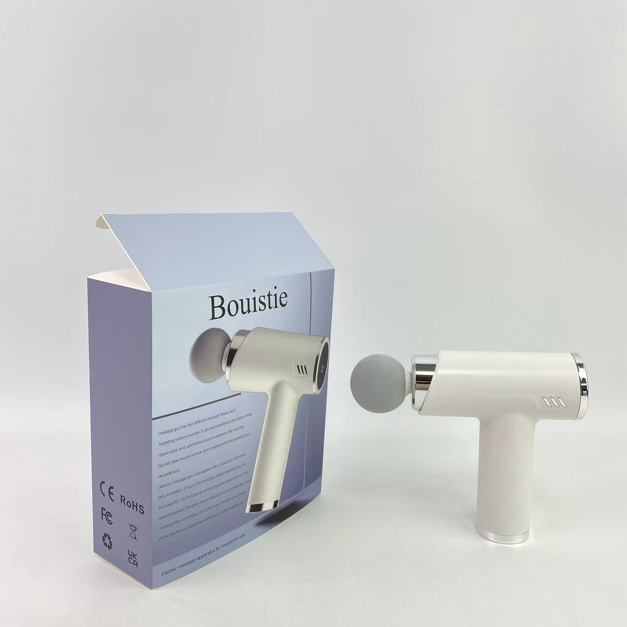 Bouistie Electric massage apparatus for household use,Massage Gun Deep Tissue, Silent Brushless Motor and Portable Massage Gun Muscle Relief and Relaxation, Relax Gift