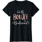 Boujee Babes: Hilarious Bachelorette Party Tees for Your Squad - Short Sleeve Fun for the Bride Tribe!