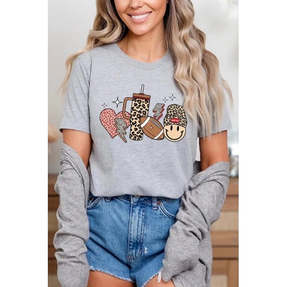 Boujee Cute Football Graphic Tee
