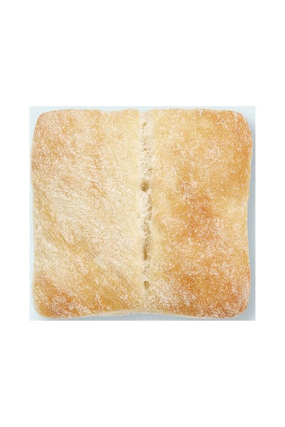 Sliced Classic Artisan Burger Bun - 80 per case.
