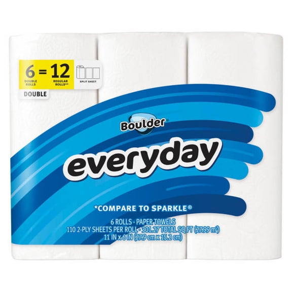 Boulder 6 Roll Towel - 110 Sheets - (Pack of 1)