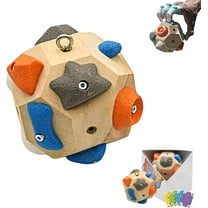 Boulder Block for Climbers, Build Strength and Precision, Handcrafted 3D Rock Climbing Ball, Simulated Climbing Training Balls, Finger Strength Training Climbing Ball Gifts for Rock Climbers