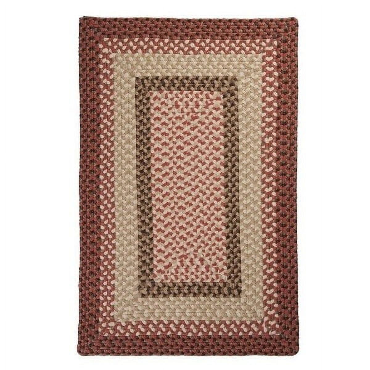 Boulder Cabin Multicolor Polypropylene Braided Rug (2' x 4')