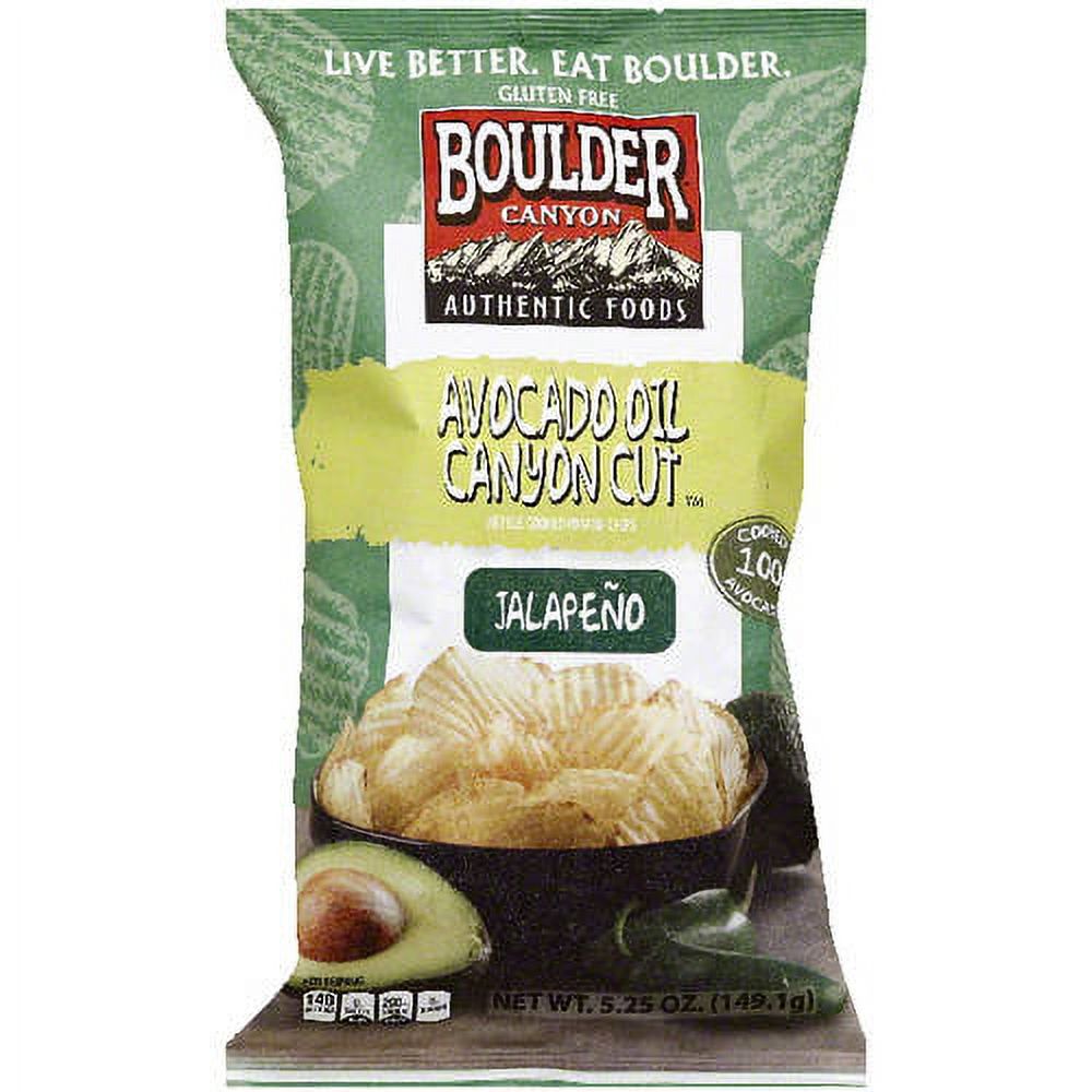 Boulder Canyon Authentic Foods Avocado Oil Canyon Cut Jalapeno Potato