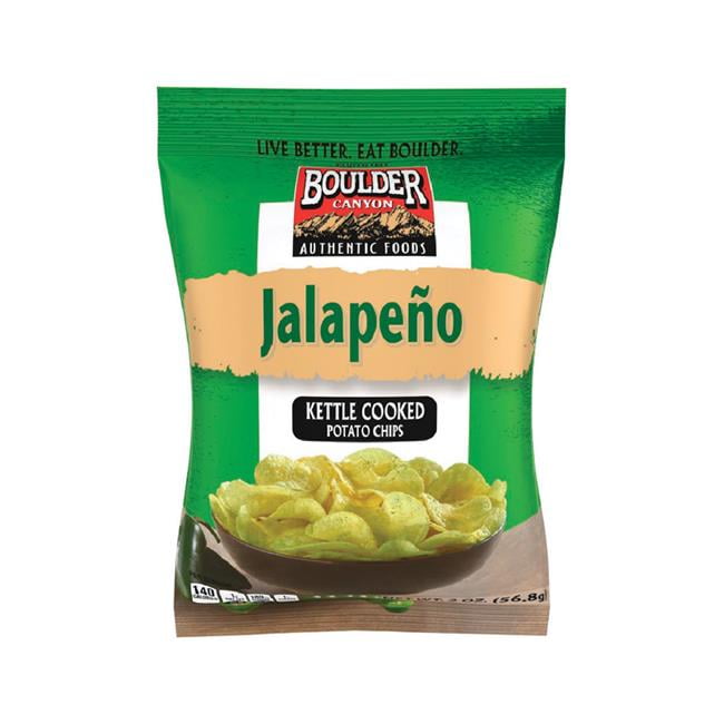 Boulder Canyon Jalapeno Kettle Cooked Potato Chips 2 oz. Bag