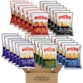 thumbnail image 1 of Boulder Canyon Kettle Chips 5 Flavor Bulk Variety Pack - 6 Individually Sealed Portion Packs Each - Malt Vinegar and Sea Salt, Hickory BBQ, Jalapeno Cheddar, Sea Salt, Sea Salt & Cracked Pepper, 1 of 5