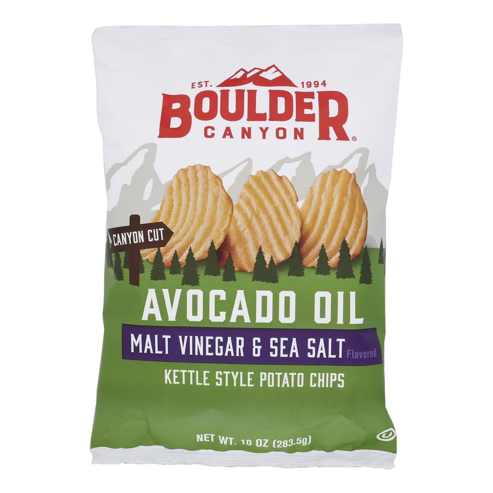 Boulder Canyon Natural Foods - Chips Ktl Cnct Avo S Salt - Case Of 12 - 10.00 Oz