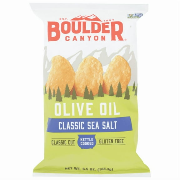 Boulder Canyon Olive Oil Kettle Cooked Potato Chips 6.5 oz