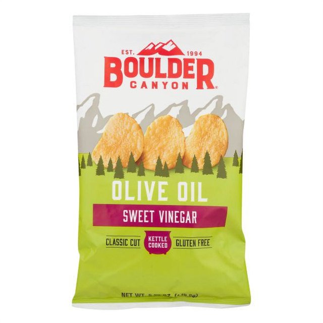 Boulder Canyon Potato Chips, Sweet Vinegar & Oil, 5.25 Oz