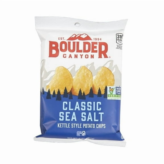 Boulder Canyon Sea Salt Chip, 2 oz - 3 Case of 8