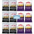 thumbnail image 1 of Boulder Canyon |Variety 12 Pack | 6 Sea Salt & Cracked Pepper, 6 Malt Vinegar & Sea Salt | Kettle Style Potato Chips| 1.5 Ounce | Pack of 12 Bundled by SUPERDEALS with Mystery Gift, 1 of 7