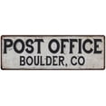 thumbnail image 1 of Boulder, Co Post Office Sign Vintage 6x18 206180011266, 1 of 1
