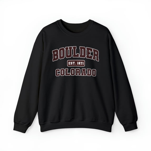 Boulder Colorado CO Moving Trip Vacation Sweatshirt, Gifts, Crewneck