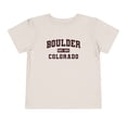 thumbnail image 1 of Boulder Colorado CO Moving Trip Vacation Toddler Shirt Gifts Boy Girl 2T-5T, 1 of 4