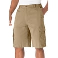 thumbnail image 1 of Boulder Creek By Kingsize Men's Big & Tall  12" Side Elastic Denim Cargo Shorts, 1 of 6