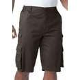 thumbnail image 1 of Boulder Creek By Kingsize Men's Big & Tall  12" Side-Elastic Stacked Cargo Pocket Shorts, 1 of 5