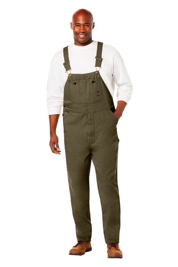 by KingSize Men's Big & Tall  Denim Overalls
