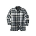 thumbnail image 1 of Boulder Creek By Kingsize Men's Big & Tall Flannel Full Zip Snap Closure Renegade Shirt Jacket, 1 of 3
