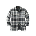 thumbnail image 1 of Boulder Creek By Kingsize Men's Big & Tall Flannel Full Zip Snap Closure Renegade Shirt Jacket, 1 of 3