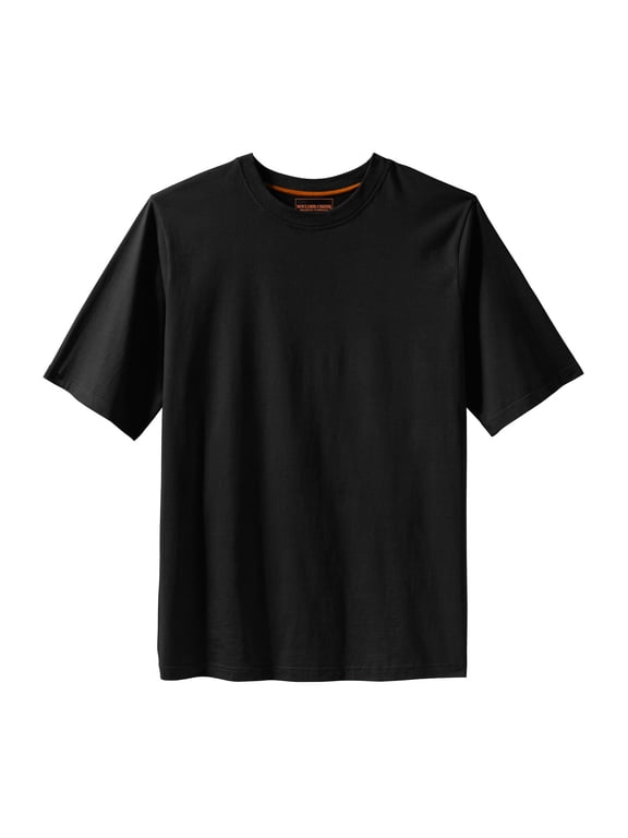 By Kingsize Men's Big & Tall Heavyweight Jersey Crewneck T-Shirt