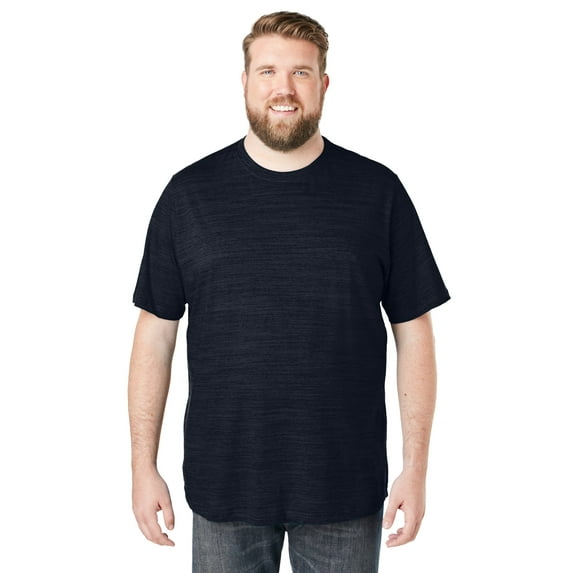 Boulder Creek By Kingsize Men's Big & Tall Heavyweight Jersey Crewneck T-Shirt