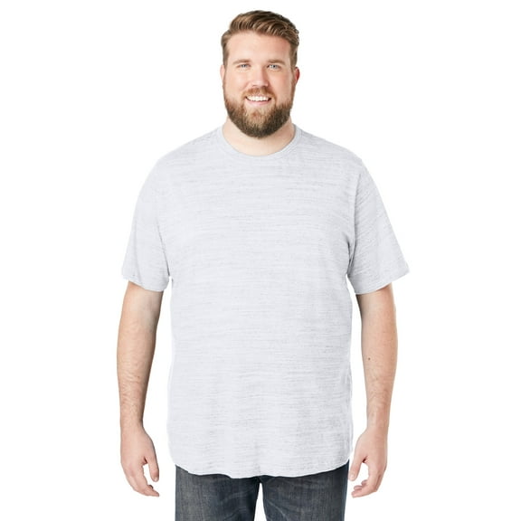Boulder Creek By Kingsize Men's Big & Tall Heavyweight Jersey Crewneck T-Shirt
