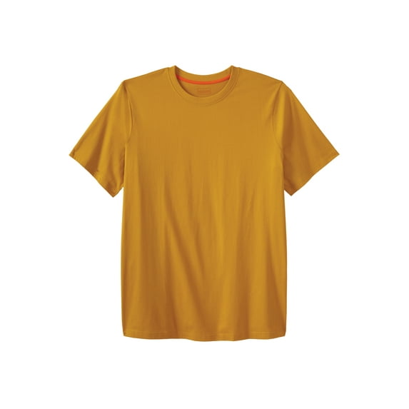 Boulder Creek By Kingsize Men's Big & Tall Heavyweight Jersey Crewneck T-Shirt