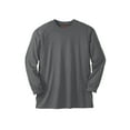 thumbnail image 1 of Boulder Creek By Kingsize Men's Big & Tall ™ Heavyweight Long-Sleeve No Pocket Crewneck Tee, 1 of 3