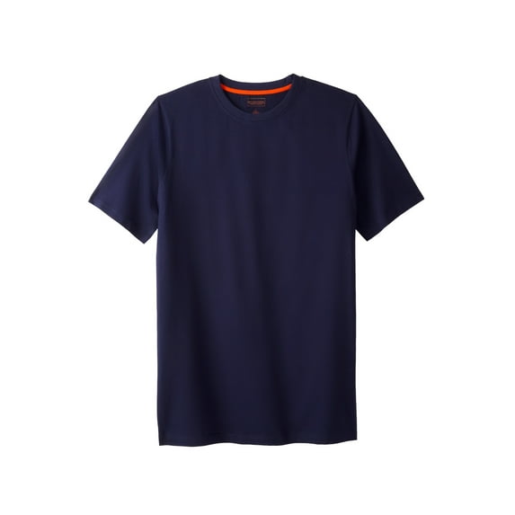 Boulder Creek By Kingsize Men's Big & Tall Heavyweight Longer-Length Crewneck T-Shirt