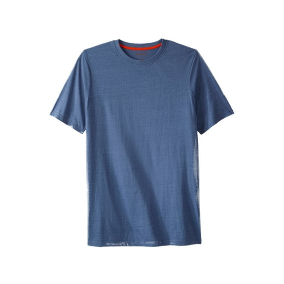 Boulder Creek By Kingsize Men's Big & Tall Heavyweight Longer-Length Crewneck T-Shirt