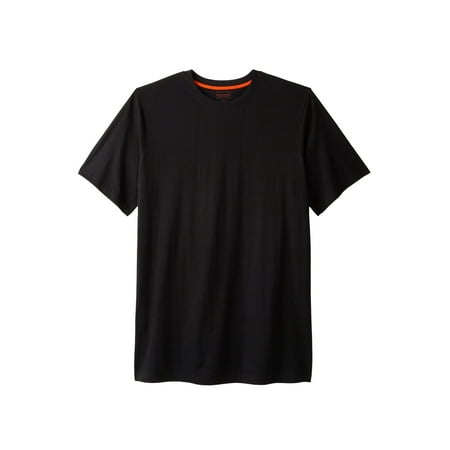 Boulder Creek By Kingsize Men's Big & Tall Heavyweight Longer-Length Crewneck T-Shirt