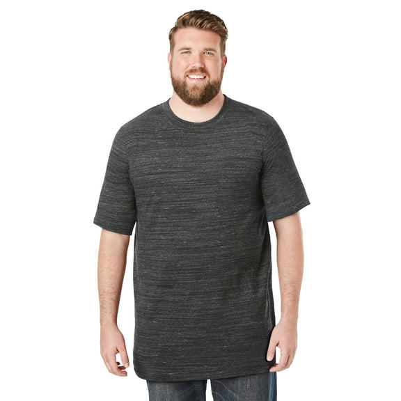 Boulder Creek By Kingsize Men's Big & Tall Heavyweight Longer-Length Pocket Crewneck T-Shirt