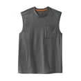 thumbnail image 1 of Boulder Creek By Kingsize Men's Big & Tall  Heavyweight Pocket Muscle Tee Shirt, 1 of 6