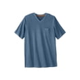 thumbnail image 1 of Boulder Creek By Kingsize Men's Big & Tall  Heavyweight Pocket V-Neck Tee, 1 of 5
