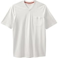 thumbnail image 1 of Boulder Creek By Kingsize Men's Big & Tall  Heavyweight Pocket V-Neck Tee, 1 of 5