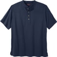 thumbnail image 1 of Boulder Creek By Kingsize Men's Big & Tall  Heavyweight Short-Sleeve Henley Shirt, 1 of 5