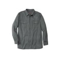 thumbnail image 1 of Boulder Creek By Kingsize Men's Big & Tall  Long Sleeve Denim And Twill Shirt, 1 of 6