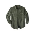 thumbnail image 1 of Boulder Creek By Kingsize Men's Big & Tall  Long Sleeve Moleskin Shirt, 1 of 2