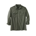 thumbnail image 1 of Boulder Creek By Kingsize Men's Big & Tall Long Sleeve Pilot Shirt, 1 of 4