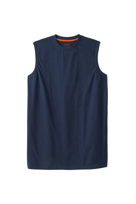 By Kingsize Men's Big & Tall Longer-Length Heavyweight Muscle Tee