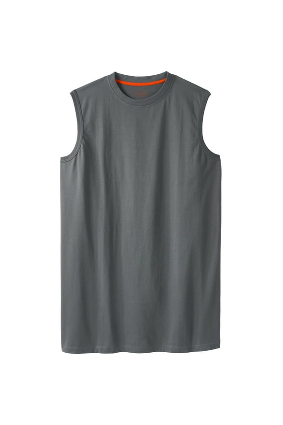 By Kingsize Men's Big & Tall Longer-Length Heavyweight Muscle Tee