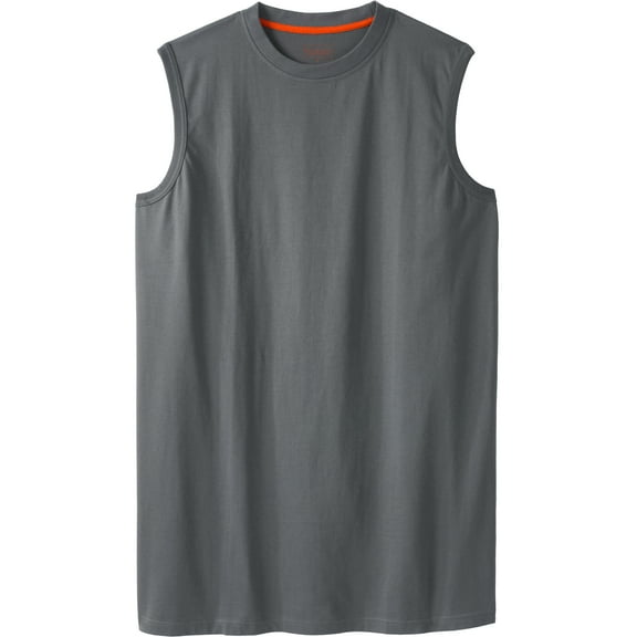 Boulder Creek By Kingsize Men's Big & Tall Longer-Length Heavyweight Muscle Tee