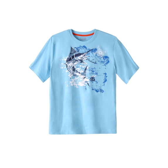 Boulder Creek By Kingsize Men's Big & Tall Nature Graphic Tee