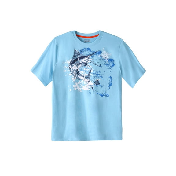 Boulder Creek By Kingsize Men's Big & Tall  Nature Graphic Tee