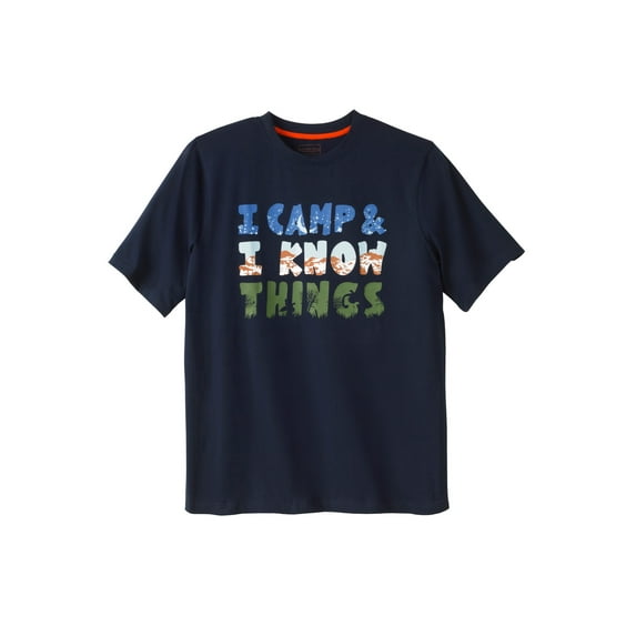 Boulder Creek By Kingsize Men's Big & Tall Nature Graphic Tee