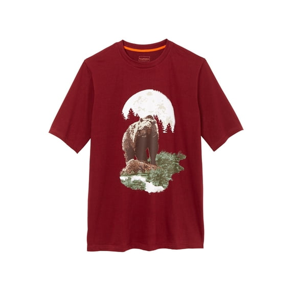 Boulder Creek By Kingsize Men's Big & Tall Nature Graphic Tee